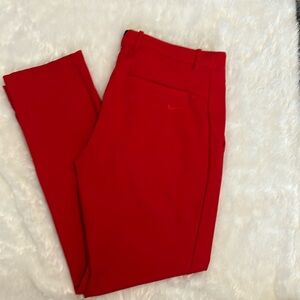 Red Slim Fit Nike Pants